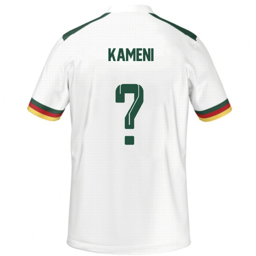 Danxen Dětské Kamerun Junior Kameni #0 Bílý Daleko Hráčské Dresy 24-26 Dres