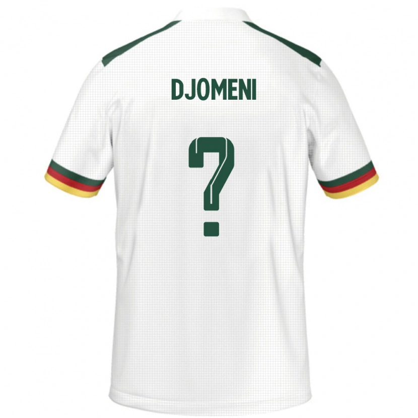 Danxen Dětské Kamerun Eric Djomeni #0 Bílý Daleko Hráčské Dresy 24-26 Dres