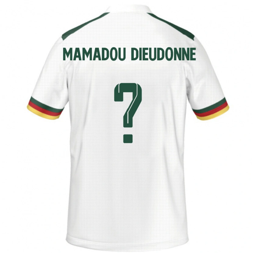 Danxen Dětské Kamerun Malik Mamadou Dieudonne #0 Bílý Daleko Hráčské Dresy 24-26 Dres