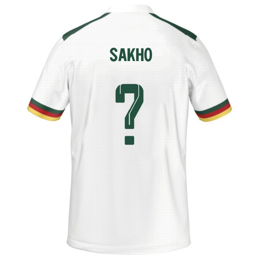 Danxen Dětské Kamerun Tyrone Sakho #0 Bílý Daleko Hráčské Dresy 24-26 Dres