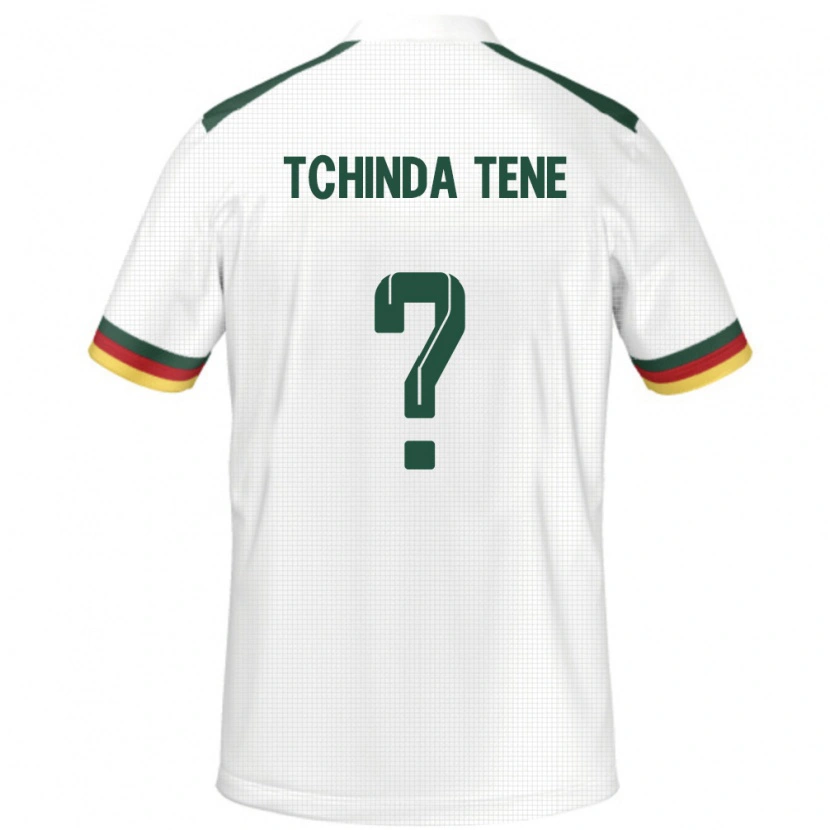 Danxen Dětské Kamerun Joseph Tchinda Tene #0 Bílý Daleko Hráčské Dresy 24-26 Dres