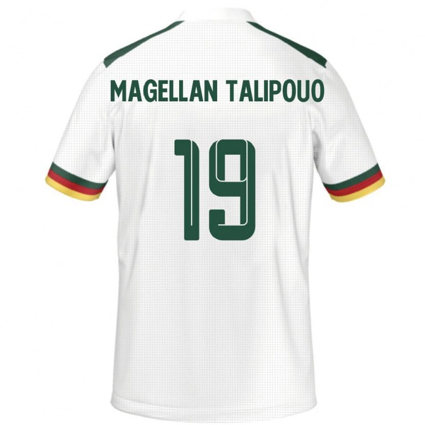 Danxen Dětské Kamerun Ghane Magellan Talipouo #19 Bílý Daleko Hráčské Dresy 24-26 Dres