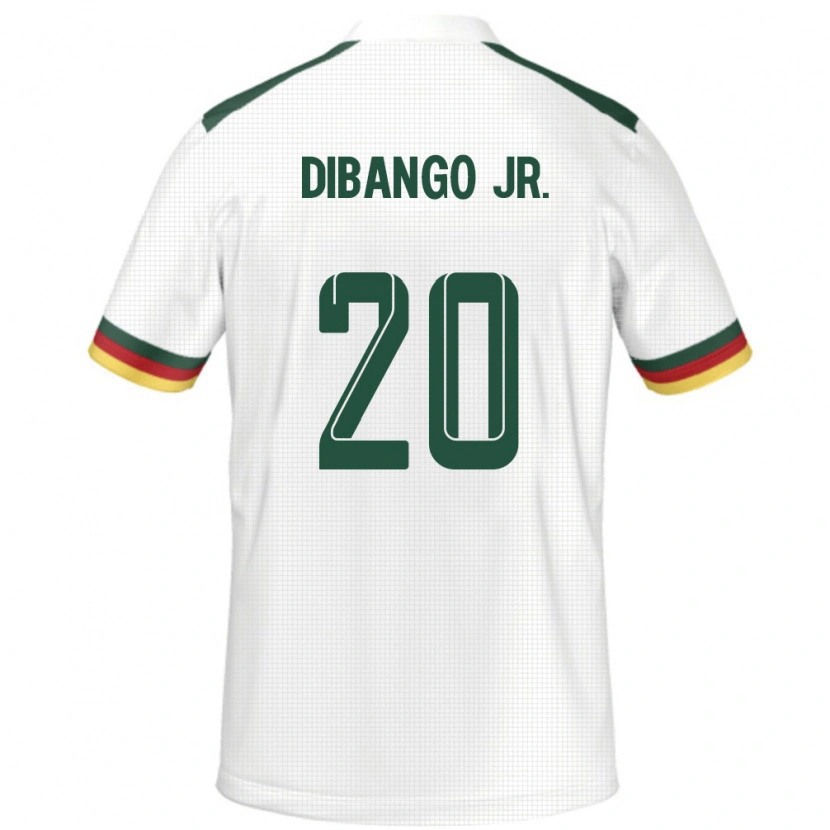 Danxen Dětské Kamerun Yvan Dibango #20 Bílý Daleko Hráčské Dresy 24-26 Dres
