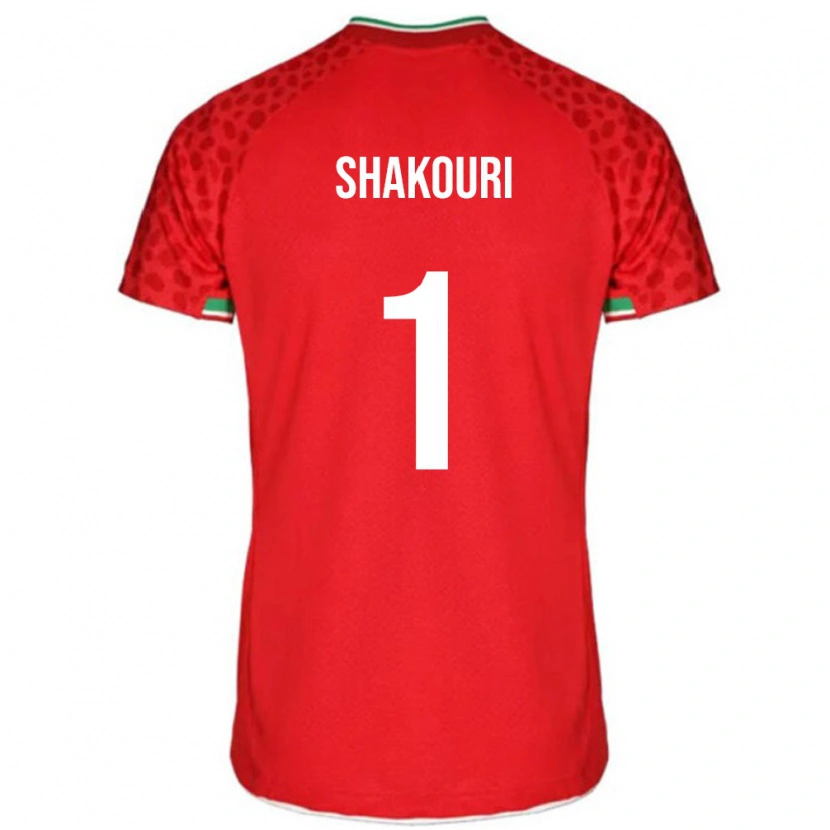 Danxen Dětské Írán Arsha Shakouri #1 Červený Daleko Hráčské Dresy 24-26 Dres