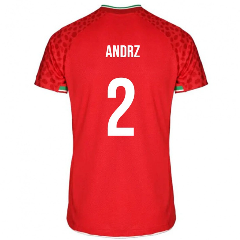 Danxen Dětské Írán Nima Andrz #2 Červený Daleko Hráčské Dresy 24-26 Dres