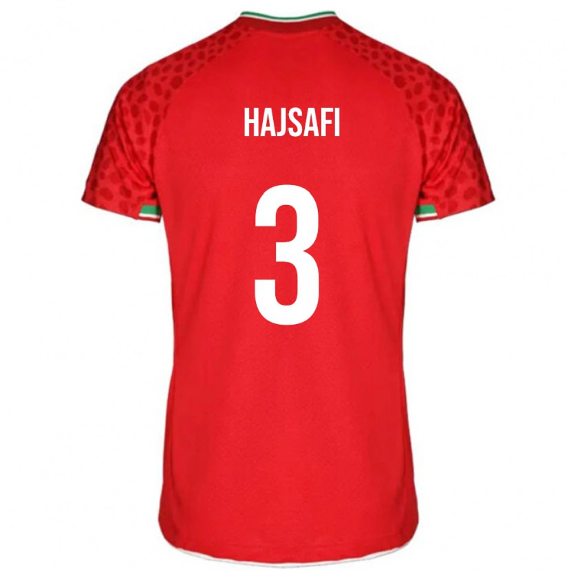 Danxen Dětské Írán Ehsan Hajsafi #3 Červený Daleko Hráčské Dresy 24-26 Dres