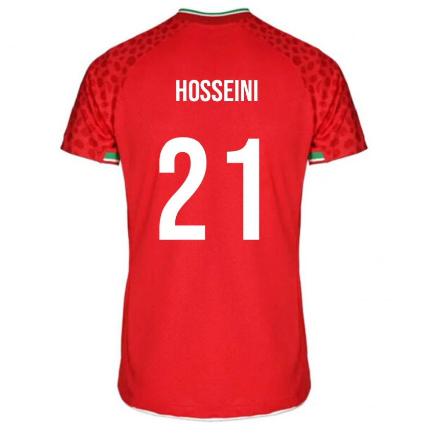 Danxen Dětské Írán Majid Hosseini #21 Červený Daleko Hráčské Dresy 24-26 Dres