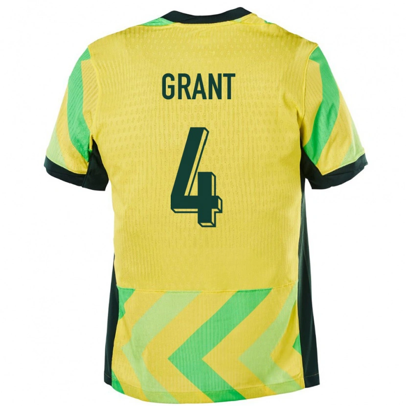 Danxen Pánské Austrálie Rhyan Grant #4 Zlatý Domů Hráčské Dresy 24-26 Dres