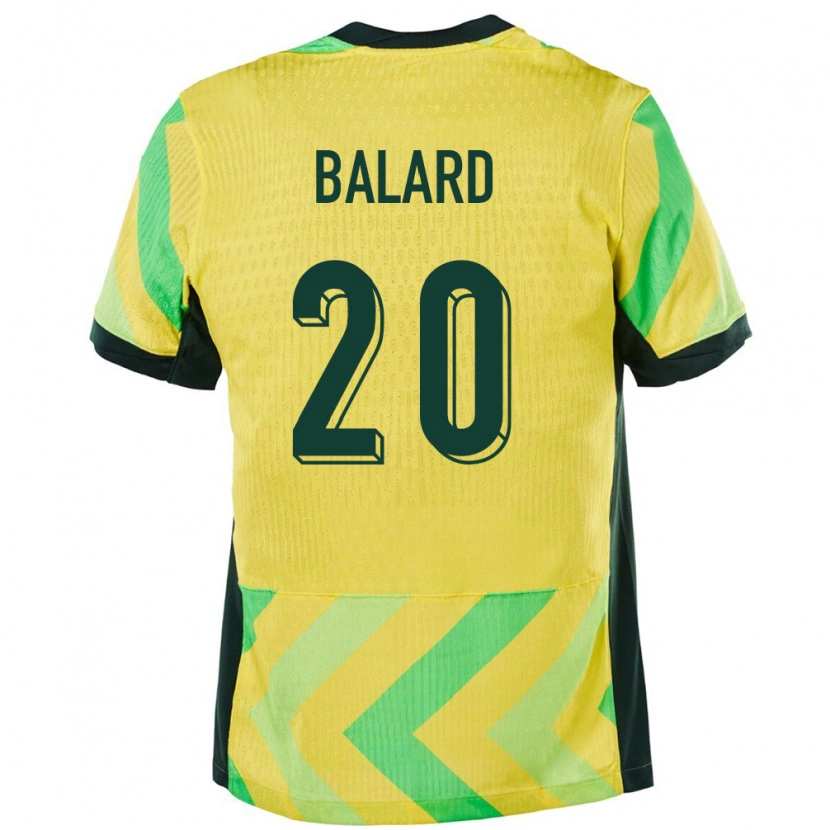 Danxen Pánské Austrálie Max Balard #20 Zlatý Domů Hráčské Dresy 24-26 Dres
