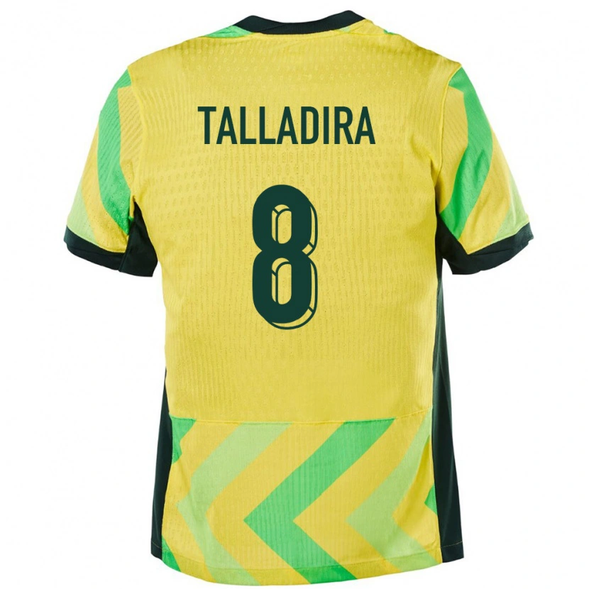 Danxen Pánské Austrálie Fabian Talladira #8 Zlatý Domů Hráčské Dresy 24-26 Dres