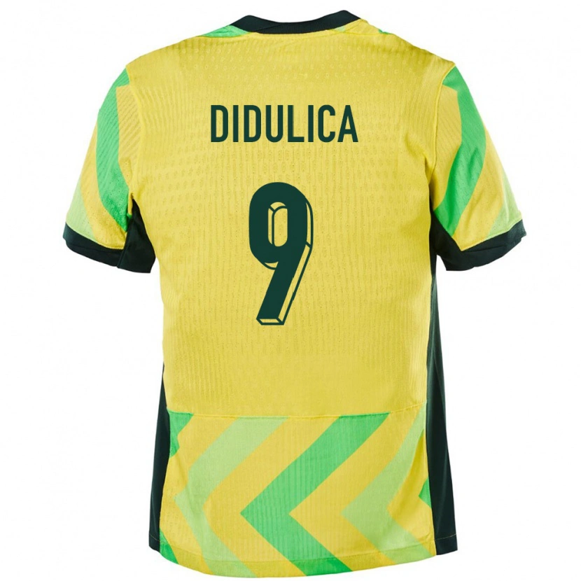 Danxen Pánské Austrálie Anthony Didulica #9 Zlatý Domů Hráčské Dresy 24-26 Dres