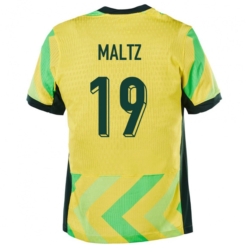 Danxen Pánské Austrálie Jay Maltz #19 Zlatý Domů Hráčské Dresy 24-26 Dres