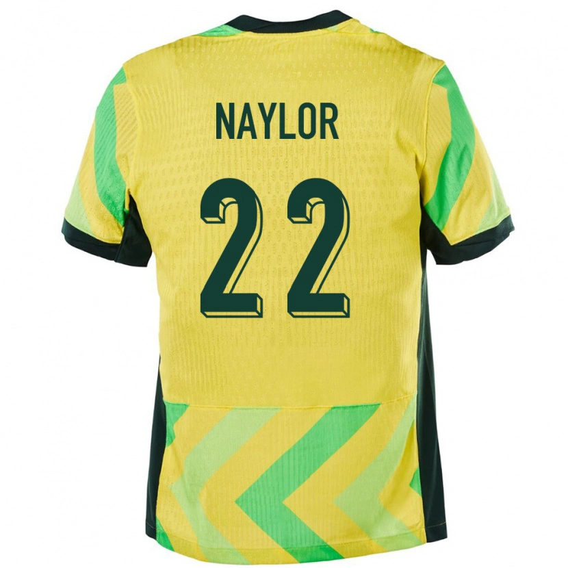 Danxen Pánské Austrálie Max Naylor #22 Zlatý Domů Hráčské Dresy 24-26 Dres