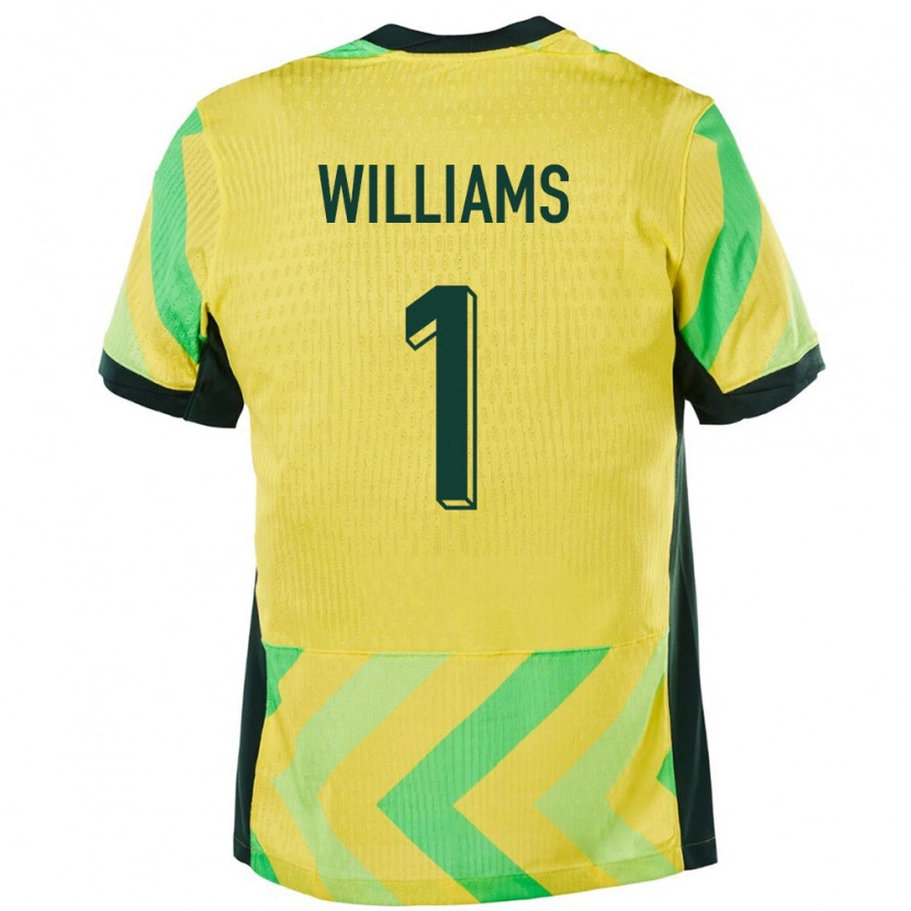 Danxen Pánské Austrálie Lydia Williams #1 Zlatý Domů Hráčské Dresy 24-26 Dres