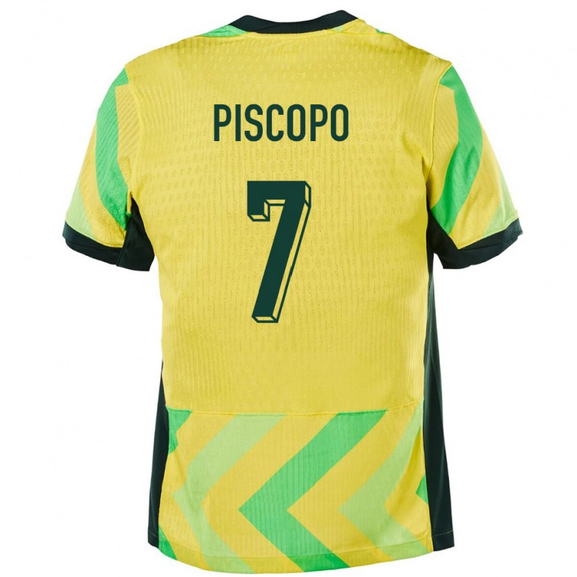 Danxen Pánské Austrálie Reno Piscopo #7 Zlatý Domů Hráčské Dresy 24-26 Dres