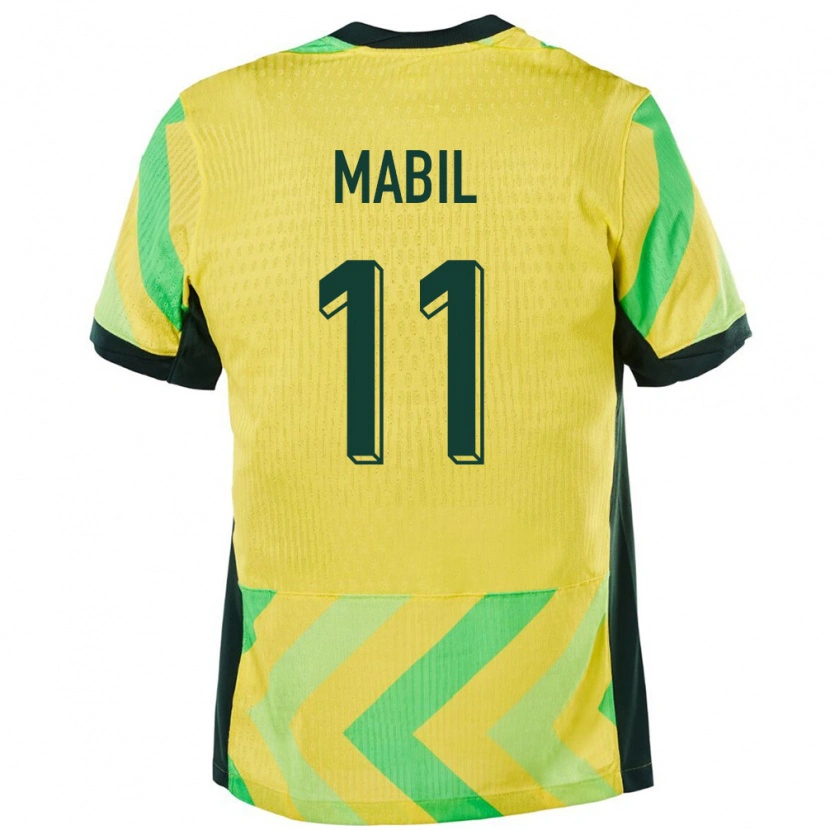 Danxen Pánské Austrálie Awer Mabil #11 Zlatý Domů Hráčské Dresy 24-26 Dres