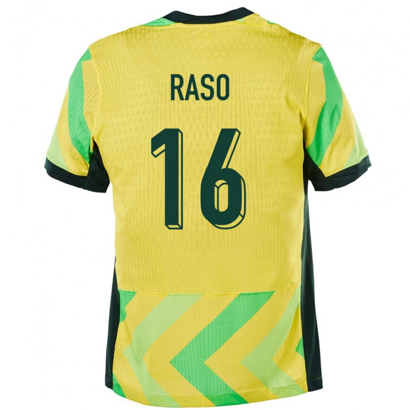 Danxen Pánské Austrálie Hayley Raso #16 Zlatý Domů Hráčské Dresy 24-26 Dres