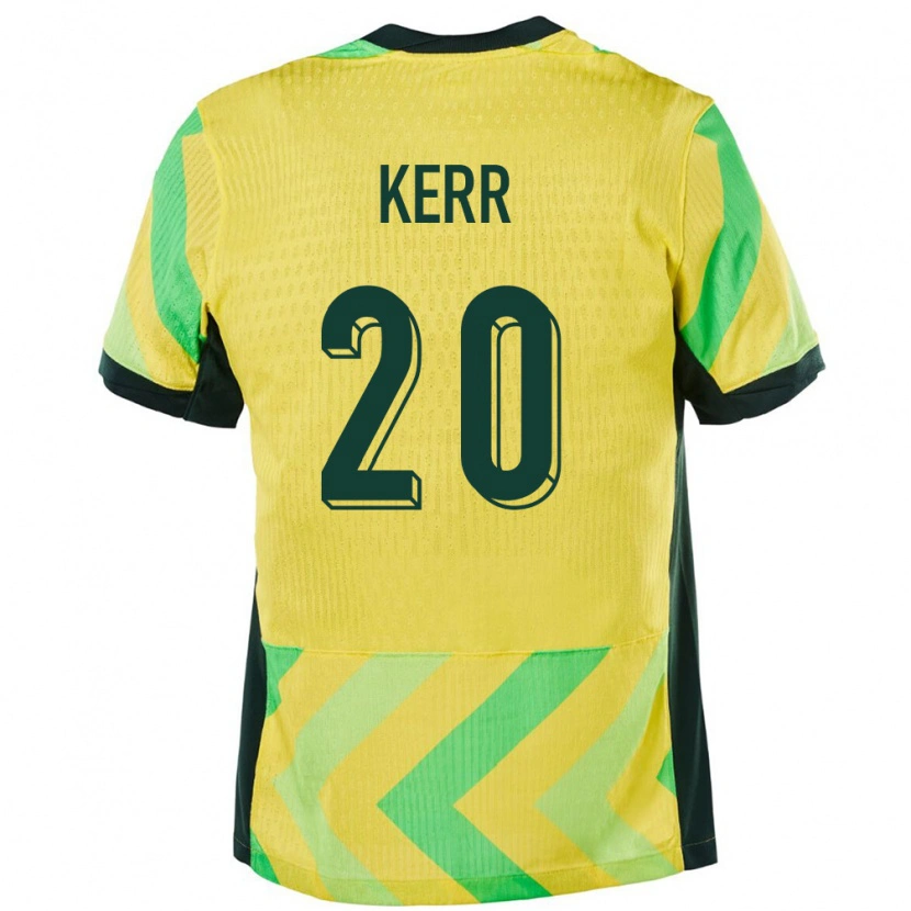 Danxen Pánské Austrálie Sam Kerr #20 Zlatý Domů Hráčské Dresy 24-26 Dres