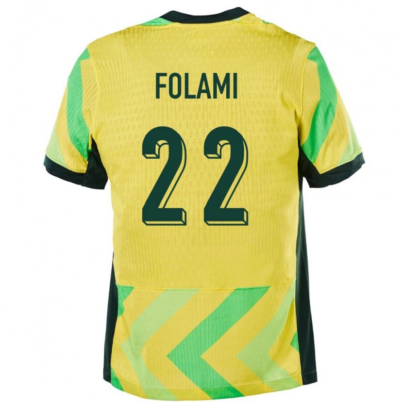 Danxen Pánské Austrálie Ben Folami #22 Zlatý Domů Hráčské Dresy 24-26 Dres