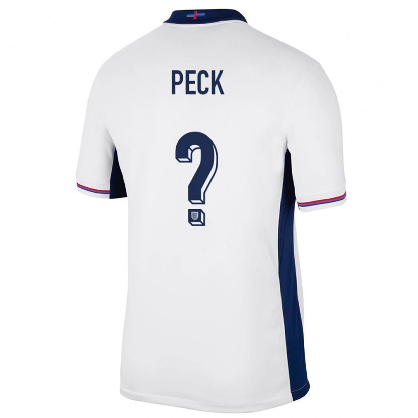 Danxen Pánské Anglie Sydie Peck #0 Bílý Domů Hráčské Dresy 24-26 Dres