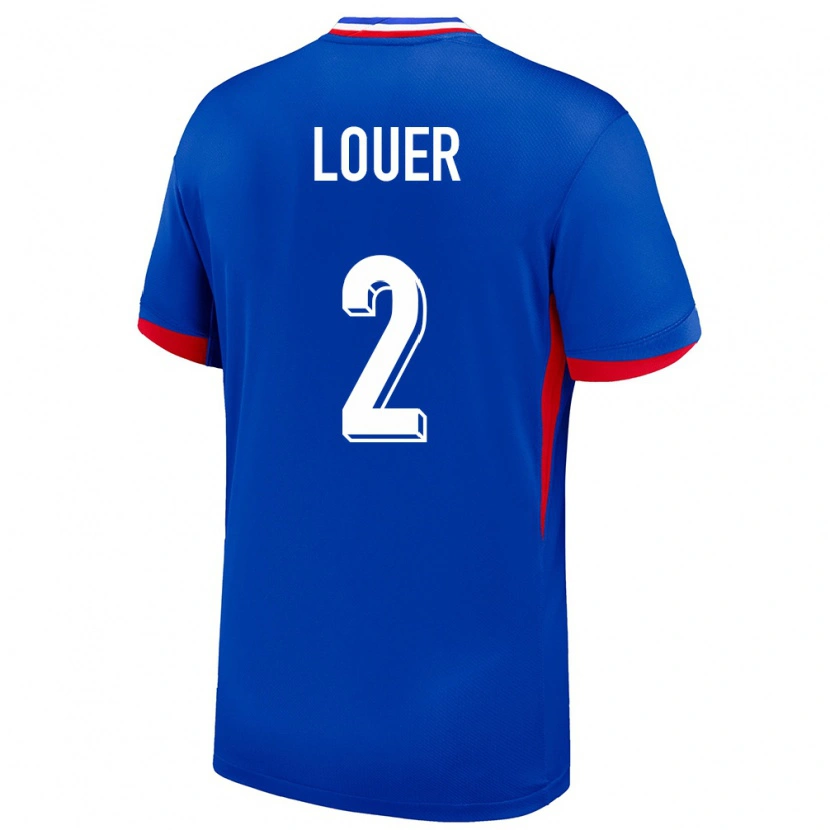 Danxen Pánské Francie Marius Louer #2 Modrý Domů Hráčské Dresy 24-26 Dres