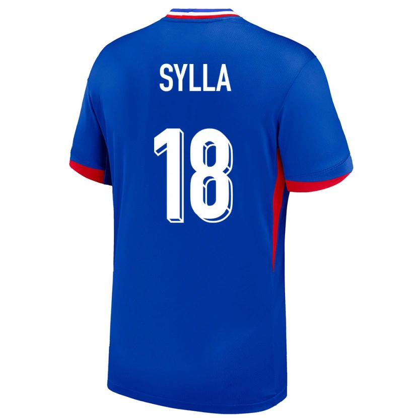 Danxen Pánské Francie Fodé Sylla #18 Modrý Domů Hráčské Dresy 24-26 Dres