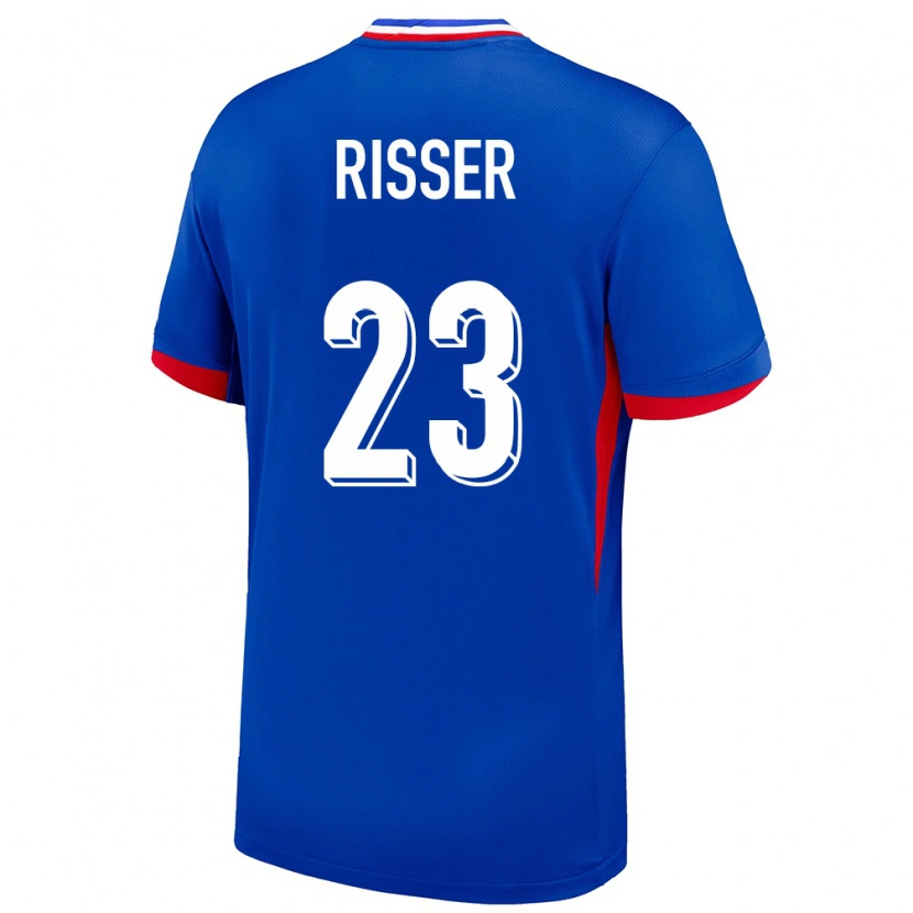 Danxen Pánské Francie Robin Risser #23 Modrý Domů Hráčské Dresy 24-26 Dres