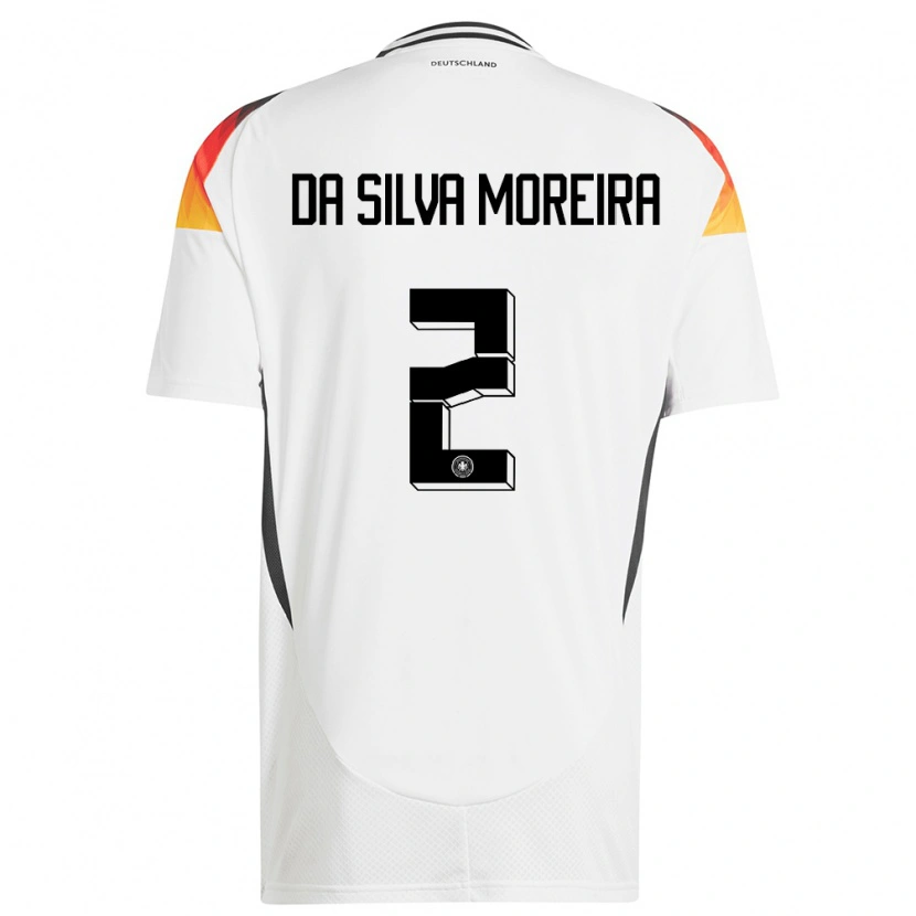 Danxen Pánské Německo Eric Da Silva Moreira #2 Bílý Domů Hráčské Dresy 24-26 Dres