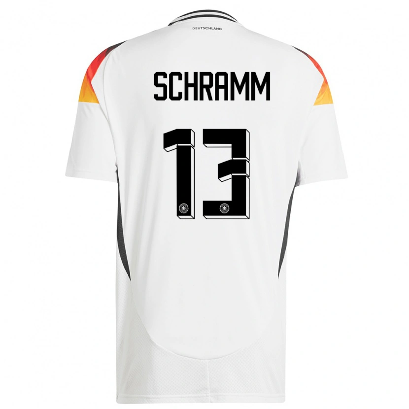 Danxen Pánské Německo Collin Schramm #13 Bílý Domů Hráčské Dresy 24-26 Dres