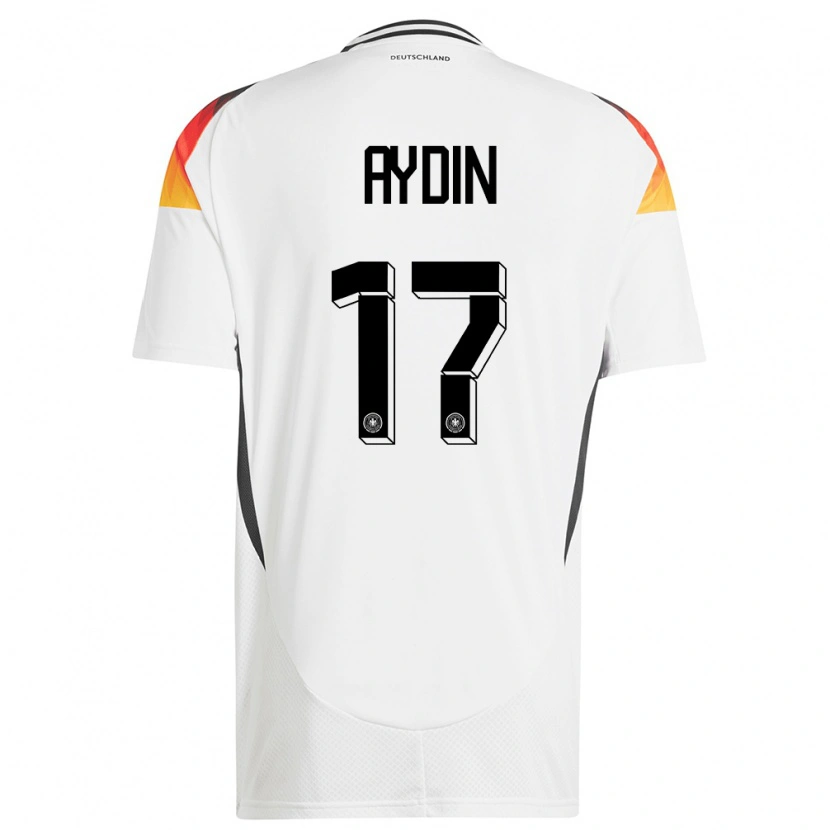 Danxen Pánské Německo Ali Aydin #17 Bílý Domů Hráčské Dresy 24-26 Dres