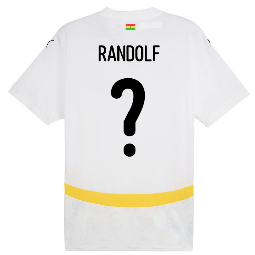 Danxen Pánské Ghana Augustine Randolf #0 Bílý Domů Hráčské Dresy 24-26 Dres