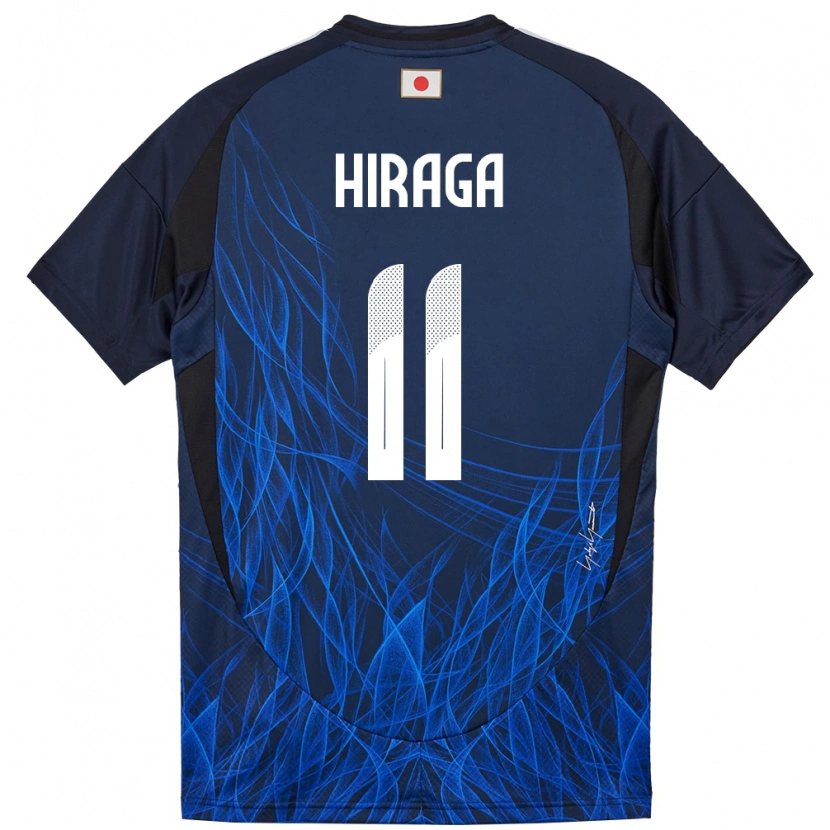 Danxen Pánské Japonsko Sora Hiraga #11 Tmavě Modrá Domů Hráčské Dresy 24-26 Dres