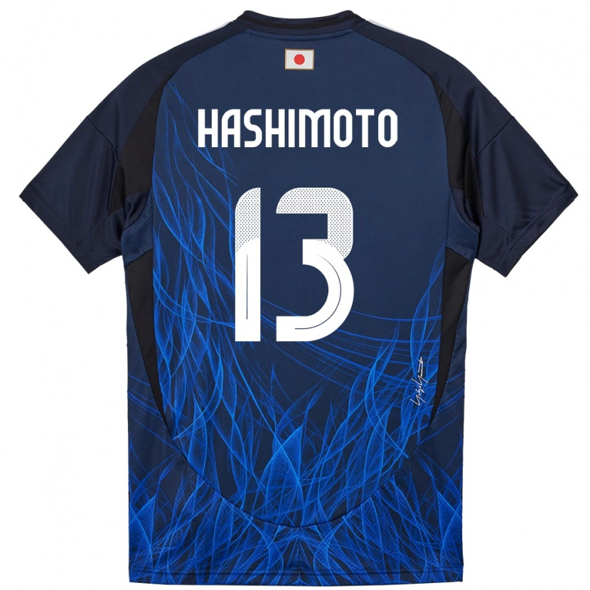 Danxen Pánské Japonsko Riku Hashimoto #13 Tmavě Modrá Domů Hráčské Dresy 24-26 Dres