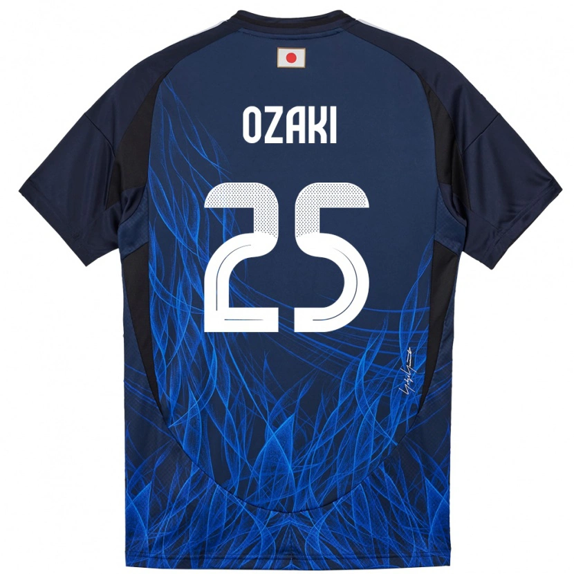 Danxen Pánské Japonsko Kairu Ozaki #25 Tmavě Modrá Domů Hráčské Dresy 24-26 Dres