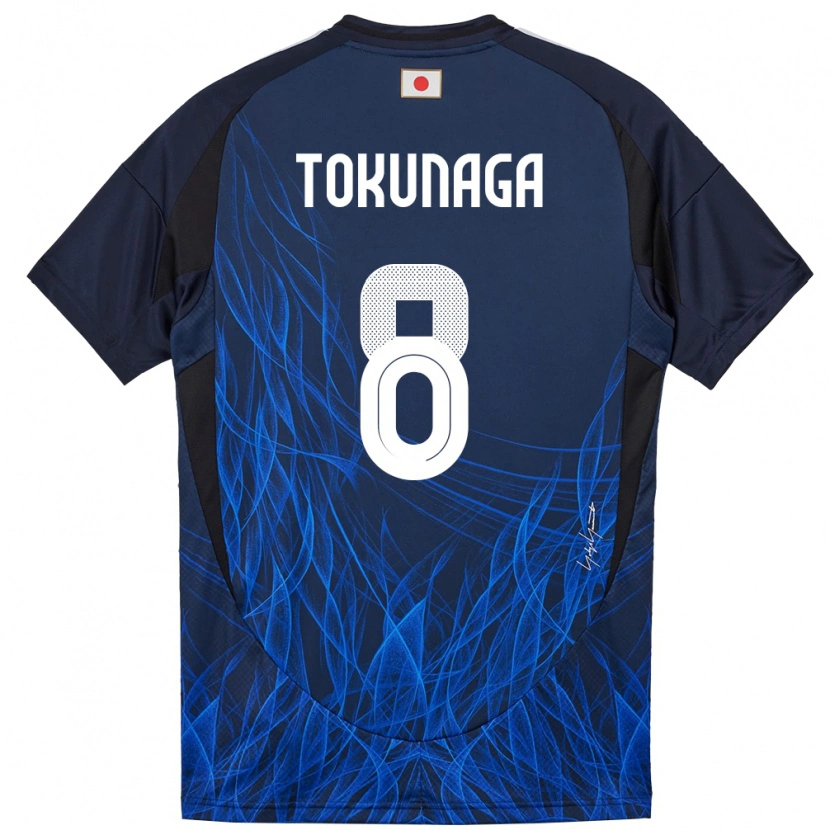 Danxen Pánské Japonsko Ryo Tokunaga #8 Tmavě Modrá Domů Hráčské Dresy 24-26 Dres