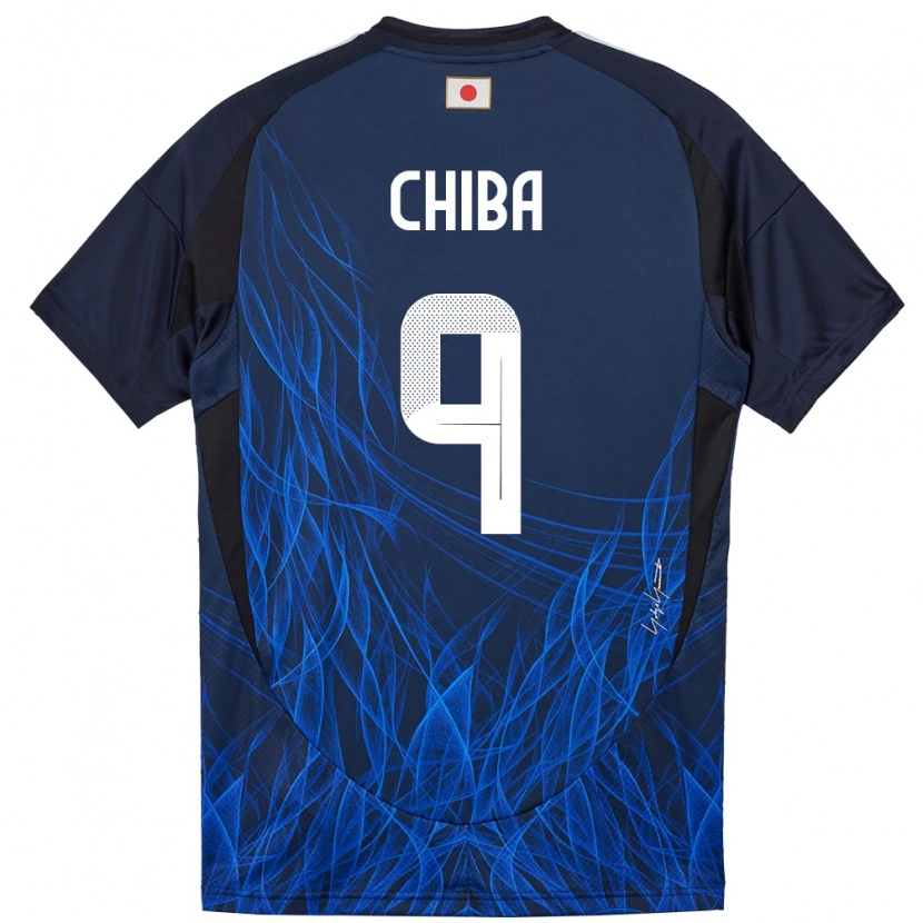 Danxen Pánské Japonsko Kanta Chiba #9 Tmavě Modrá Domů Hráčské Dresy 24-26 Dres