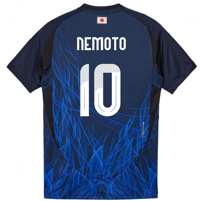 Danxen Pánské Japonsko Kotaro Nemoto #10 Tmavě Modrá Domů Hráčské Dresy 24-26 Dres