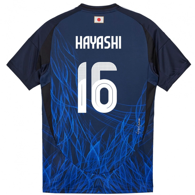 Danxen Pánské Japonsko Honoka Hayashi #16 Tmavě Modrá Domů Hráčské Dresy 24-26 Dres