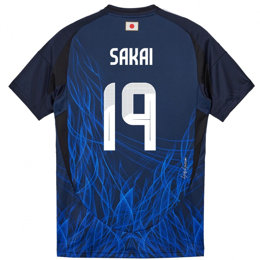 Danxen Pánské Japonsko Hiroki Sakai #19 Tmavě Modrá Domů Hráčské Dresy 24-26 Dres
