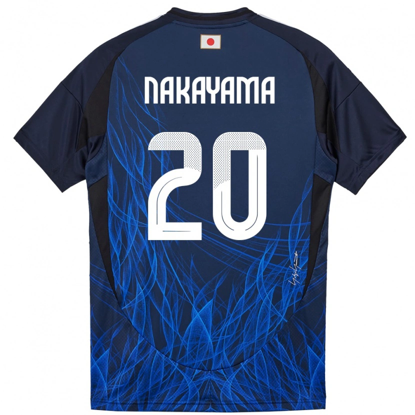 Danxen Pánské Japonsko Yuta Nakayama #20 Tmavě Modrá Domů Hráčské Dresy 24-26 Dres