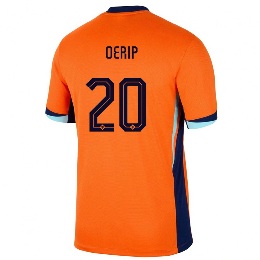 Danxen Pánské Nizozemsko Julian Oerip #20 Oranžový Domů Hráčské Dresy 24-26 Dres