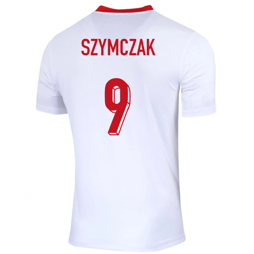 Danxen Pánské Polsko Filip Szymczak #9 Bílý Domů Hráčské Dresy 24-26 Dres