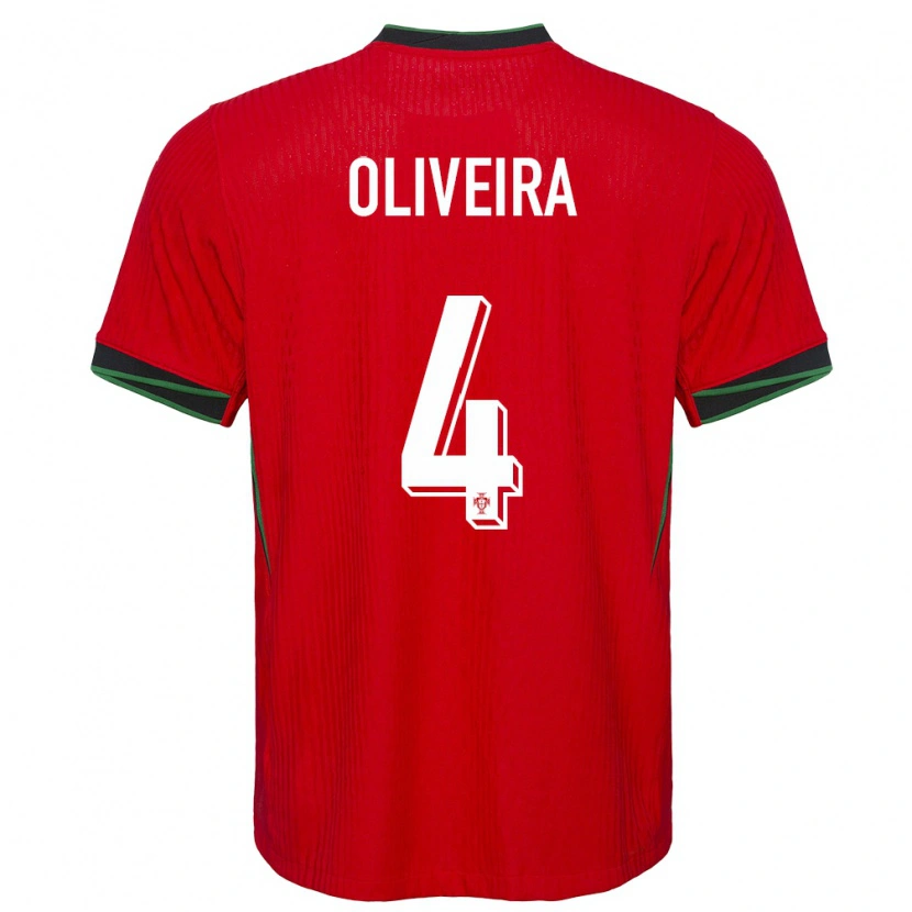Danxen Pánské Portugalsko Gonçalo Oliveira #4 Červené Domů Hráčské Dresy 24-26 Dres