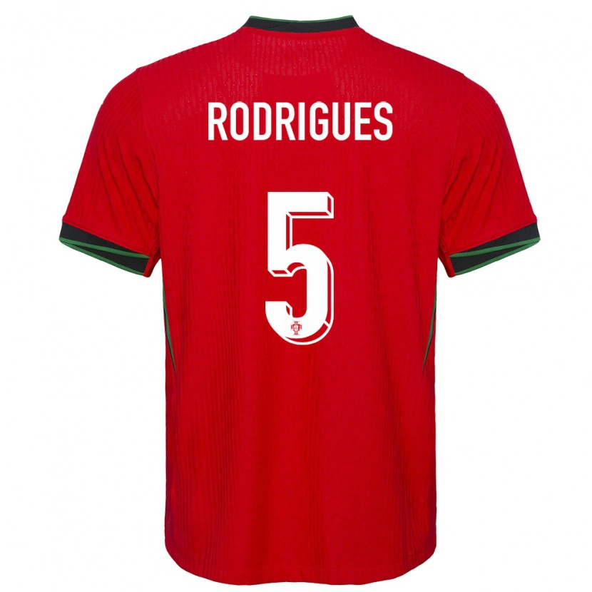 Danxen Pánské Portugalsko Rafa Rodrigues #5 Červené Domů Hráčské Dresy 24-26 Dres
