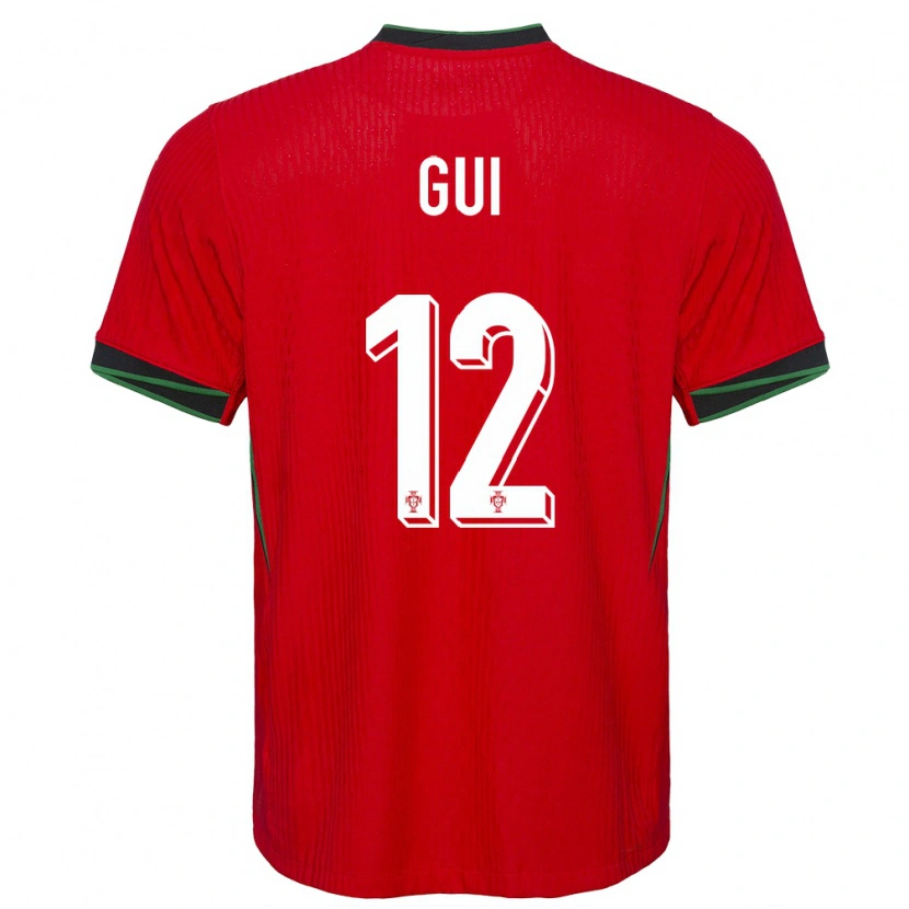Danxen Pánské Portugalsko Gui #12 Červené Domů Hráčské Dresy 24-26 Dres
