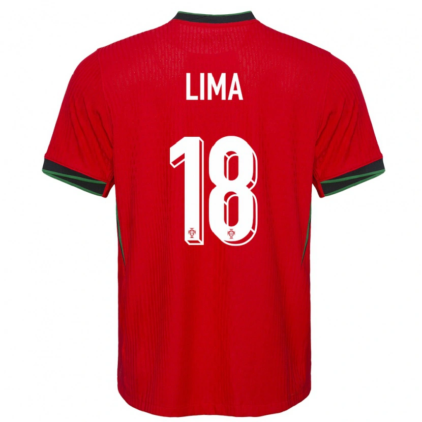 Danxen Pánské Portugalsko Bernardo Lima #18 Červené Domů Hráčské Dresy 24-26 Dres