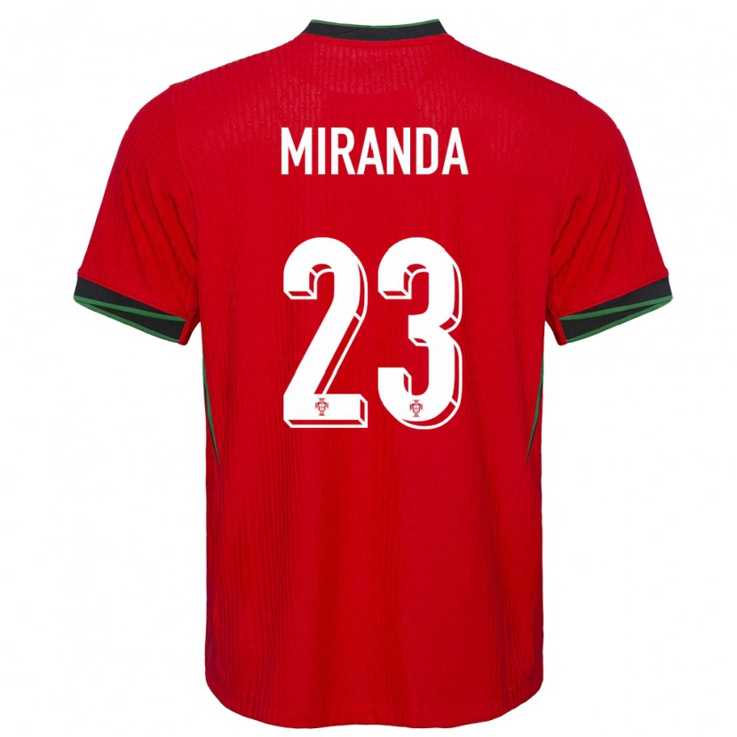 Danxen Pánské Portugalsko João Miranda #23 Červené Domů Hráčské Dresy 24-26 Dres