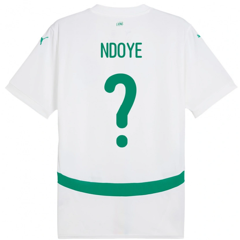 Danxen Pánské Senegal Cheikh Ndoye #0 Bílý Domů Hráčské Dresy 24-26 Dres