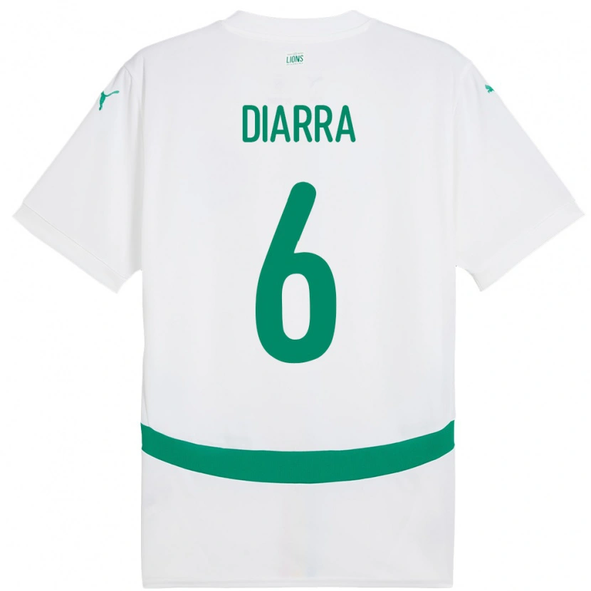 Danxen Pánské Senegal Habib Diarra #6 Bílý Domů Hráčské Dresy 24-26 Dres