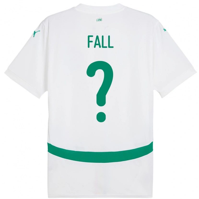 Danxen Pánské Senegal Boubacar Fall #0 Bílý Domů Hráčské Dresy 24-26 Dres